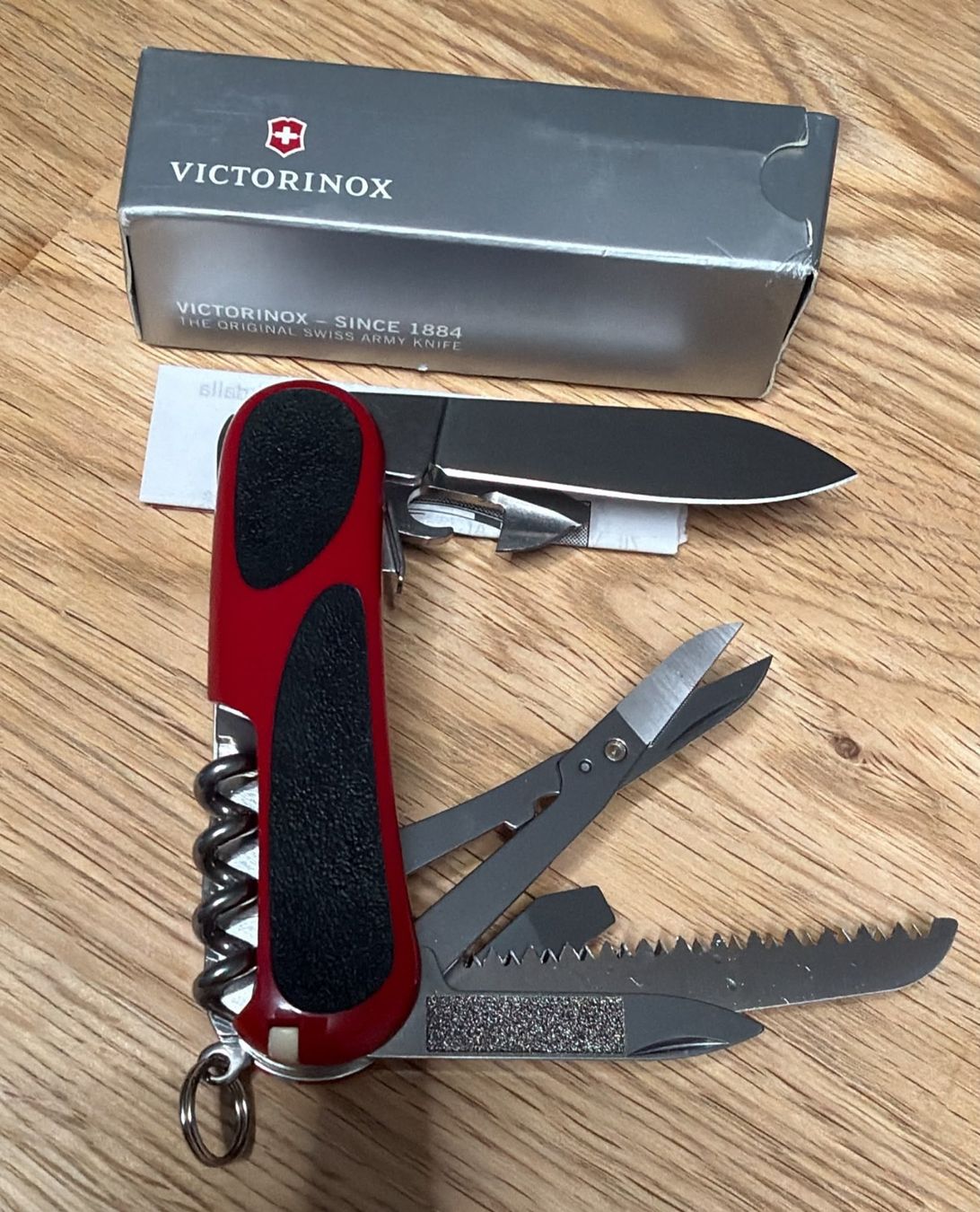Victorinox Taschenmesser: VICTORINOX  SACKMESSER  EVOGRIP S17 RED/BLACK – Neu und originalverpackt aus Zürich von Frei-Occasionen 6