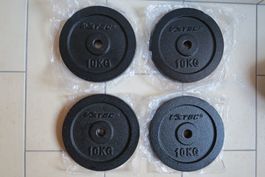 Kurzhantelset Gusseisen 4x 10kg + 5kg + 2.5kg + 1.25kg