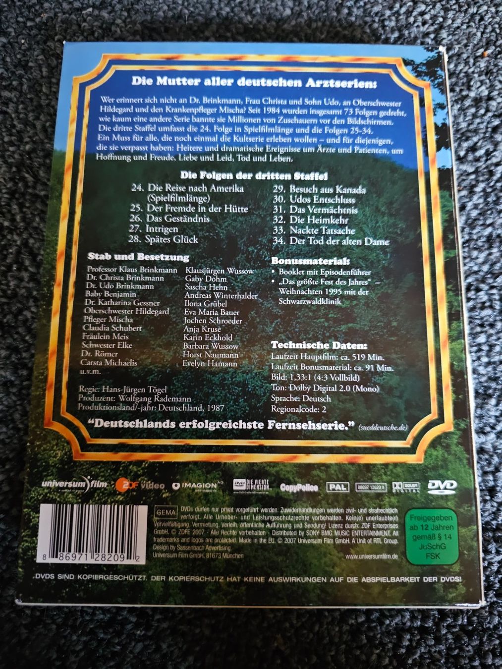 Alle DVDs: DIE SCHWARZWALDKLINIK STAFFEL 3 – Gebraucht aus Ruswil von jan_bxl5 1