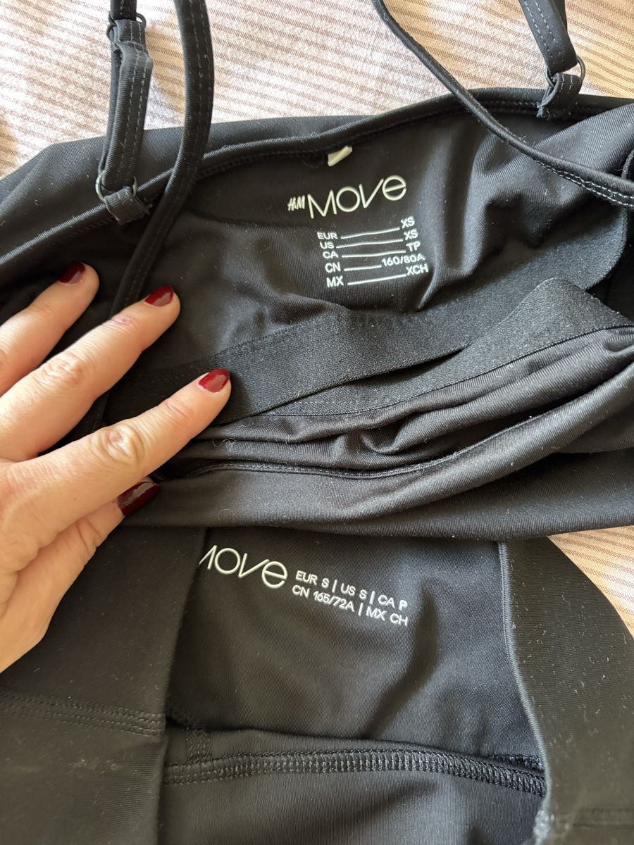 H&M Top: Sport Set H&M Move schwarz – Usato da Luzern venduto da ale_v5qn 1