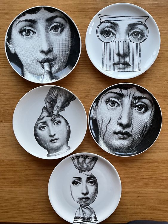 5 Teller von Fornasetti Milano Kaufen auf Ricardo