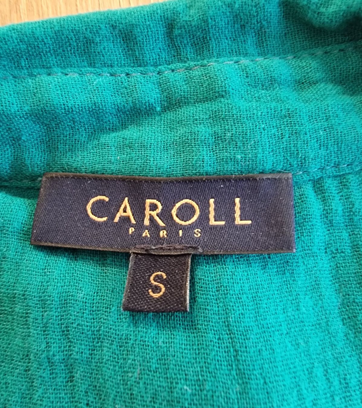Caroll Camicette: Chemisier sans manches vert Caroll taille S – Usato da Veyrier venduto da Leilazizou 2