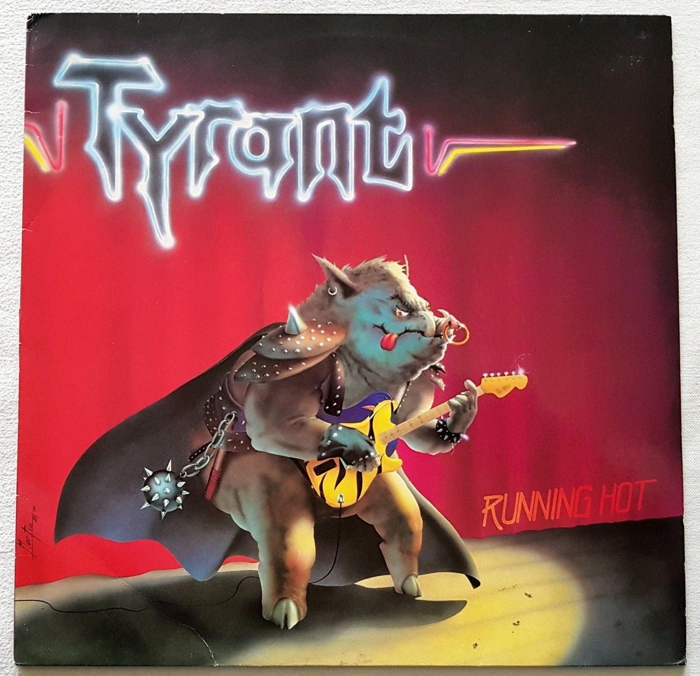 Schallplatten: Tyrant - Running Hot - LP - 1986 - First Press - Scratch Rec – Gebraucht aus Uster von Zardodel