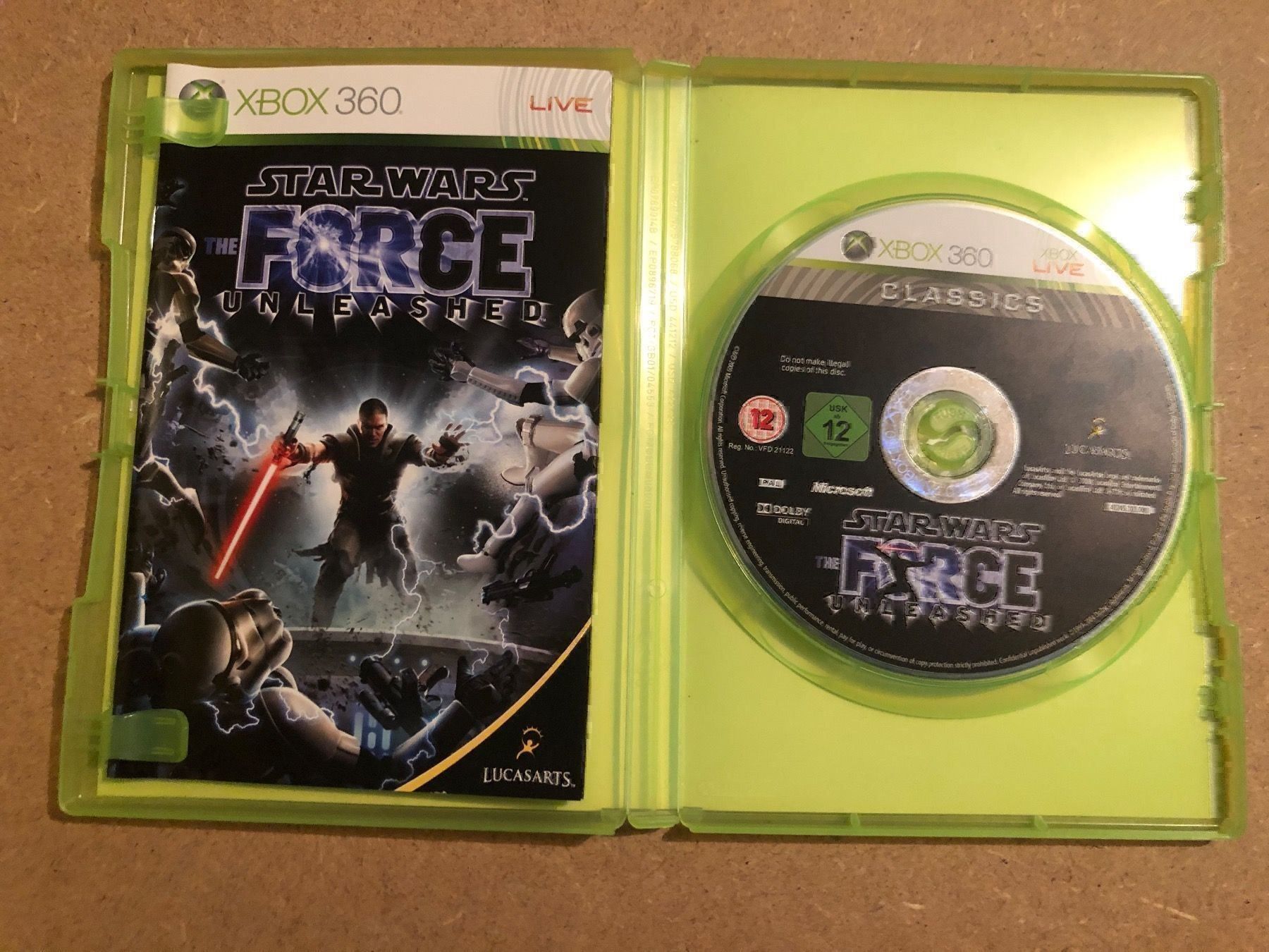 Microsoft Spiele: Star Wars Force Unleashed für Xbox 360 – Gebraucht aus Kestenholz von Mad18 1