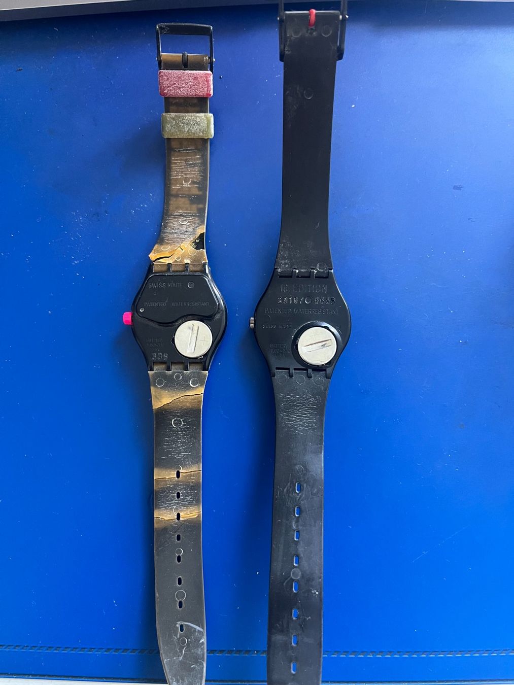 Swatch Orologi: 2 Stk.Original Swatch Uhren, getragen – Usato da Dintikon venduto da Redgar58 1