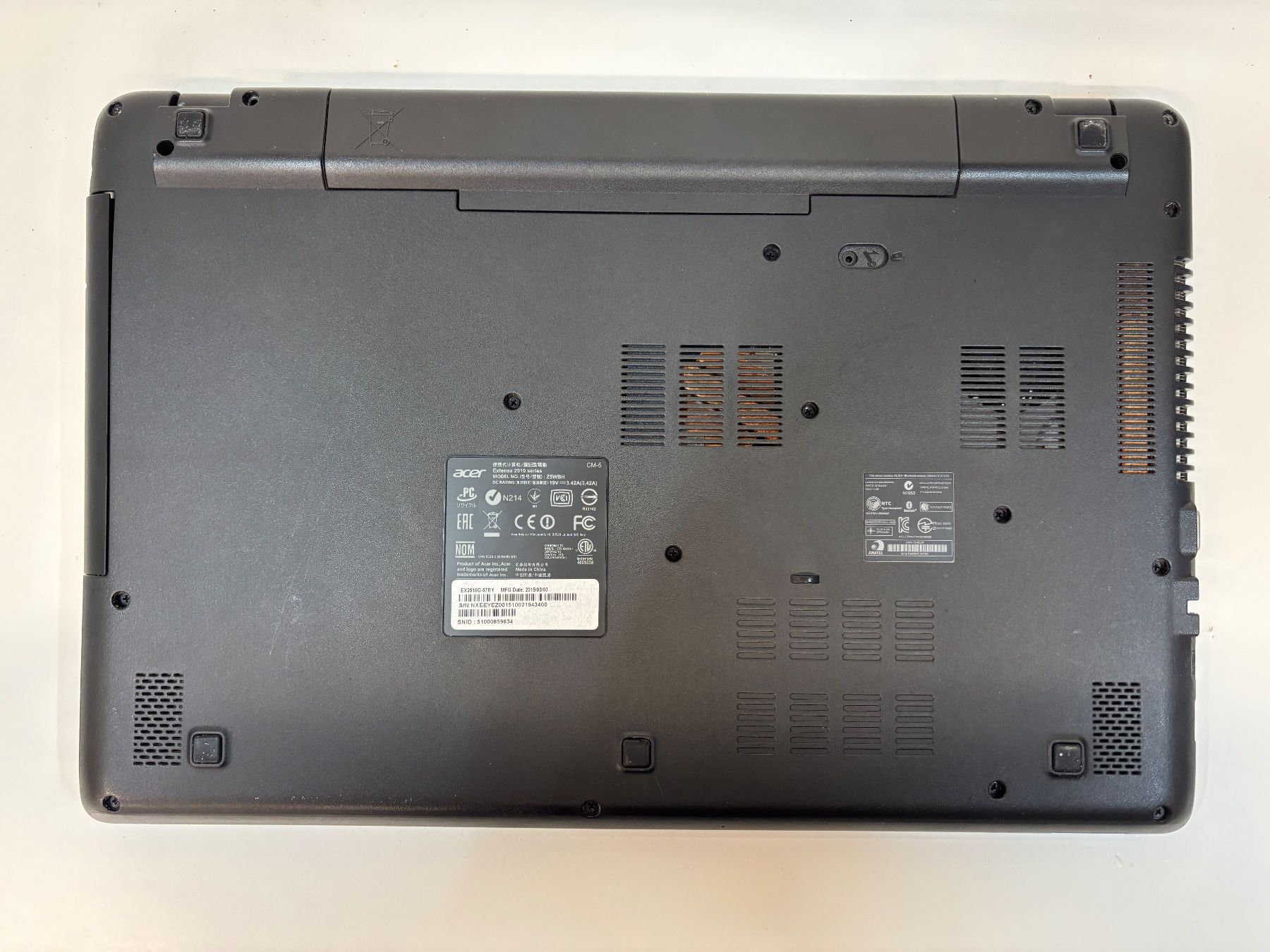 Acer Notebooks: Notebook 15.6" Acer Extensa 2510, Intel Core i5, DEFEKT – Defekt aus Lachen SZ von alcom-electronics 6