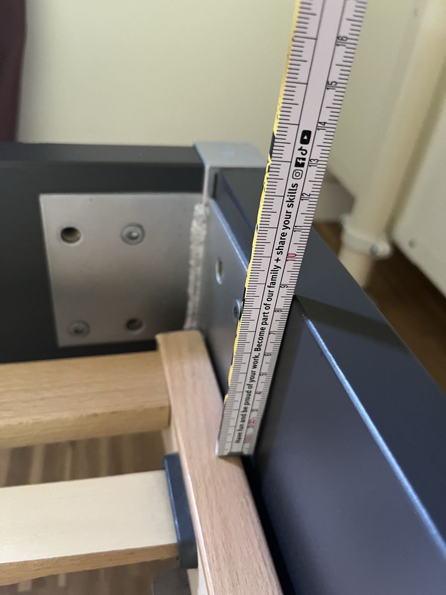 Letti: 160x200cm Bettgestell Dunkelgrau mit Lattenrost – Usato da Zürich venduto da FrankG 5