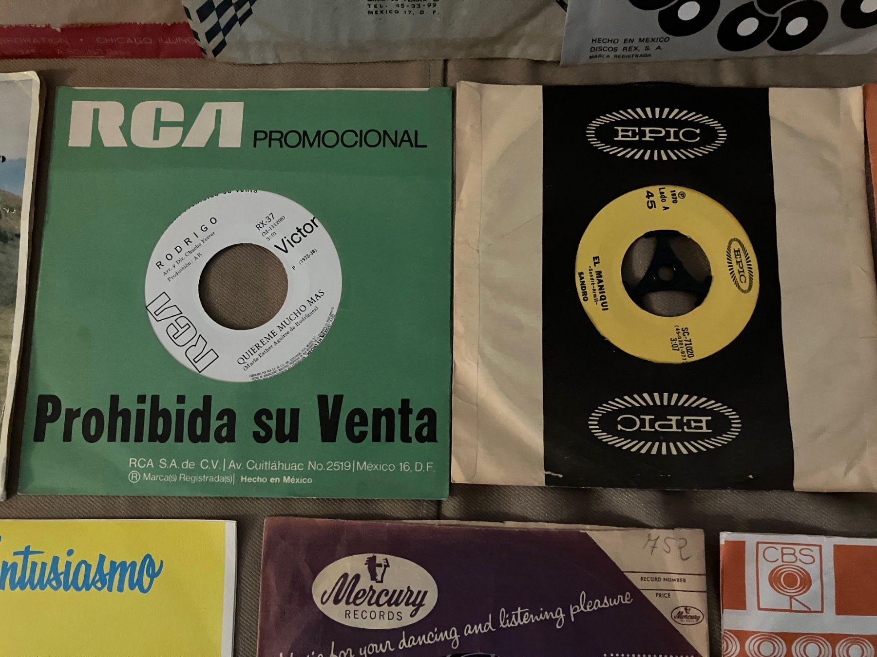 Dischi in vinile: Single Sammlung Mexico – Usato da Zürich venduto da Sophierecords 5