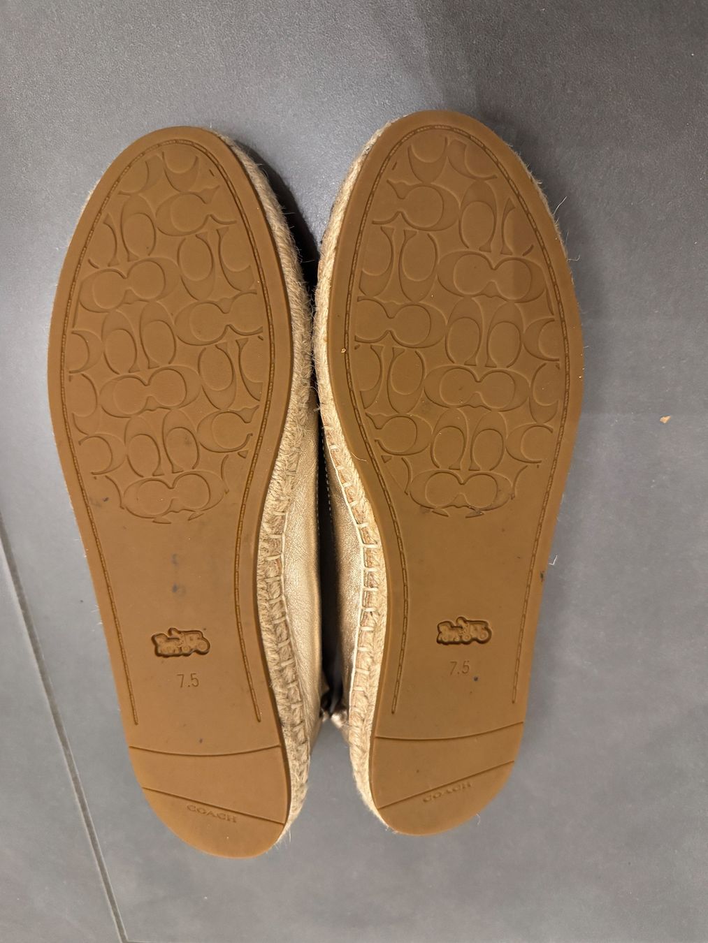 Coach Scarpe da donna: Coach Espadrilles, Gold/Schwarz, Grösse 7.5/38 – Usato da Luzern venduto da MvS79 2