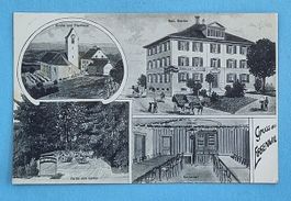 Eggenwil  (AG) - Rest. Sternen - Alte Ansichtskarte von 1909