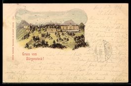 Künstler-AK Obbürgen, Hotel Bürgenstock