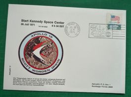 Ersttagsbrief: APOLLO 15, Start Kennedy Sp. Center, 26.7.71