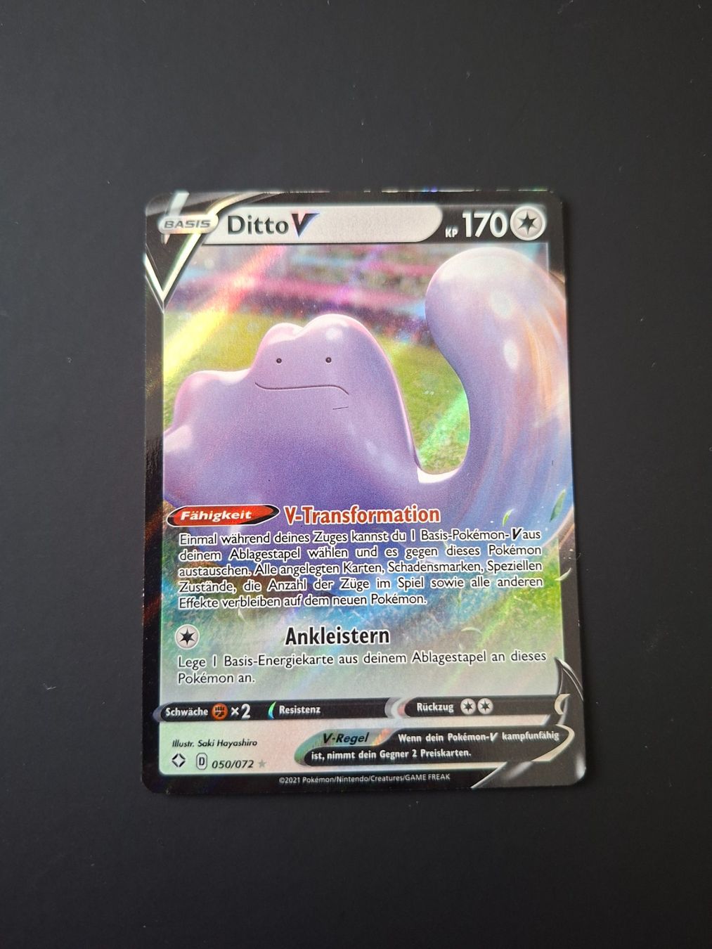 Pokémon Carte collezionabili: Ditto V #050 Shining Fates DE – Usato da Biasca venduto da Sara_Poke123