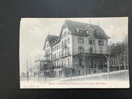 Ansichtskarte Zürichberg  Restaurant Kurhaus 1920 (V128)