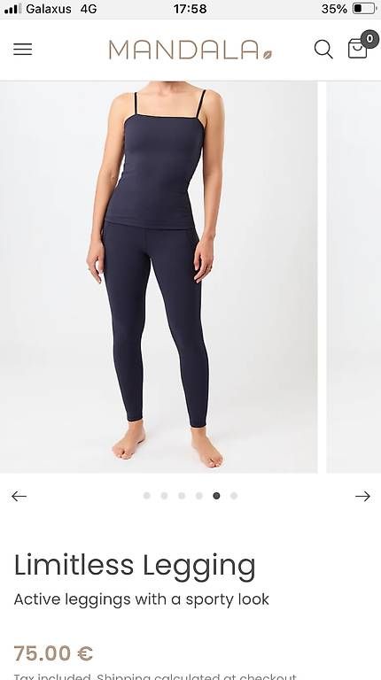 Leggings: Yoga Leggings Mandala – Gebraucht aus Haldenstein von meladin