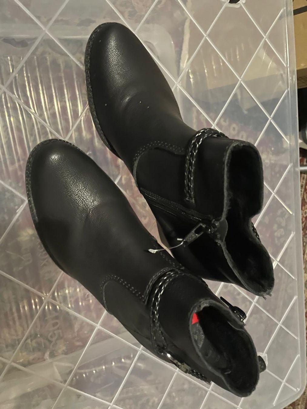 Scarpe da donna: Schwarze Stiefel/Gr 38/NEU/Rieker – Nuovo (secondo la descrizione) da Zug venduto da sunshinestateofmind 2