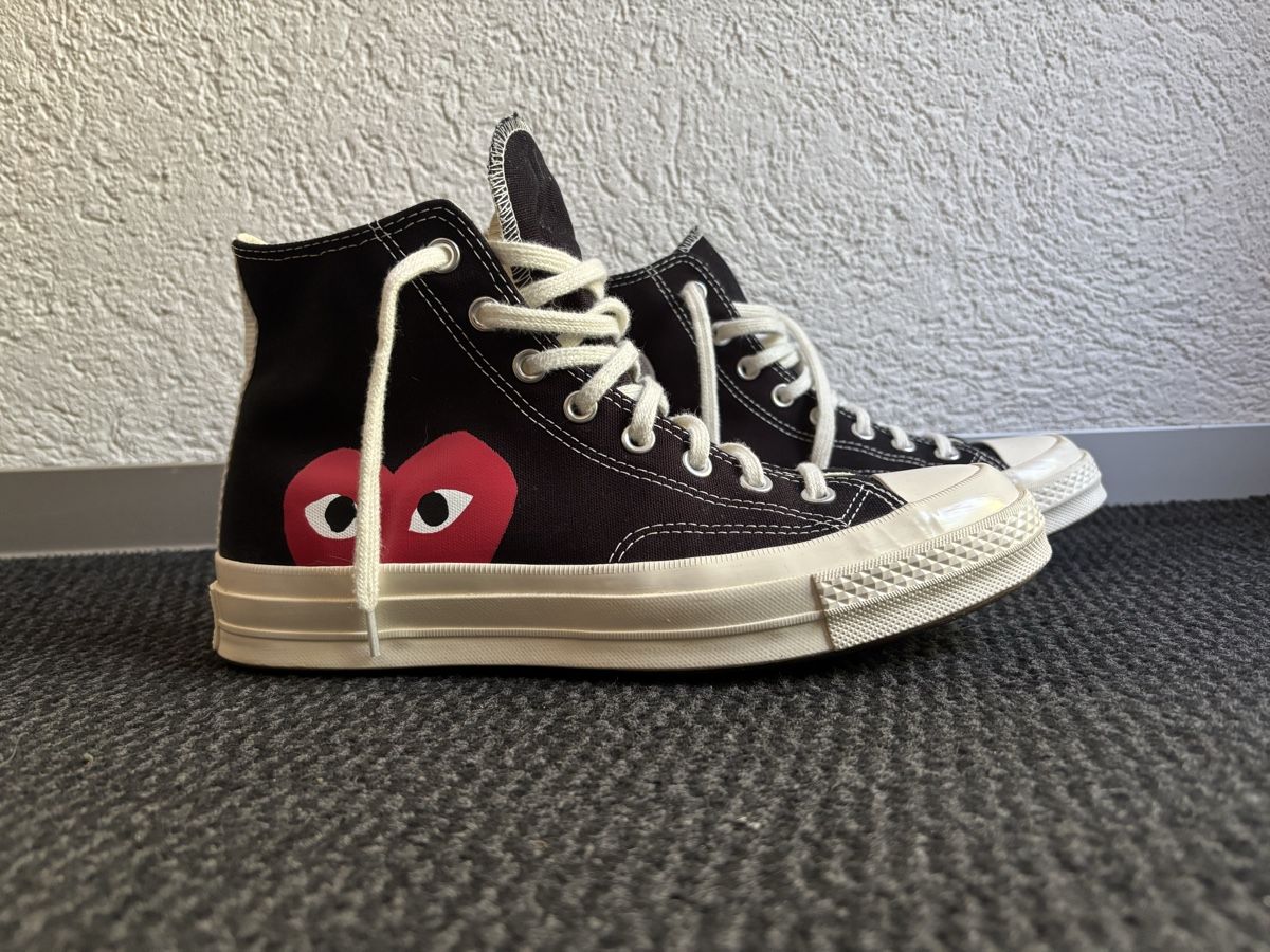 Comme Des Garcons Herrenschuhe: CONVERSE X COMME DES GARÇONS PLAY CHUCK 70 HIGH – Neu (gemäss Beschreibung) aus Neuenegg von celinezwahlen01