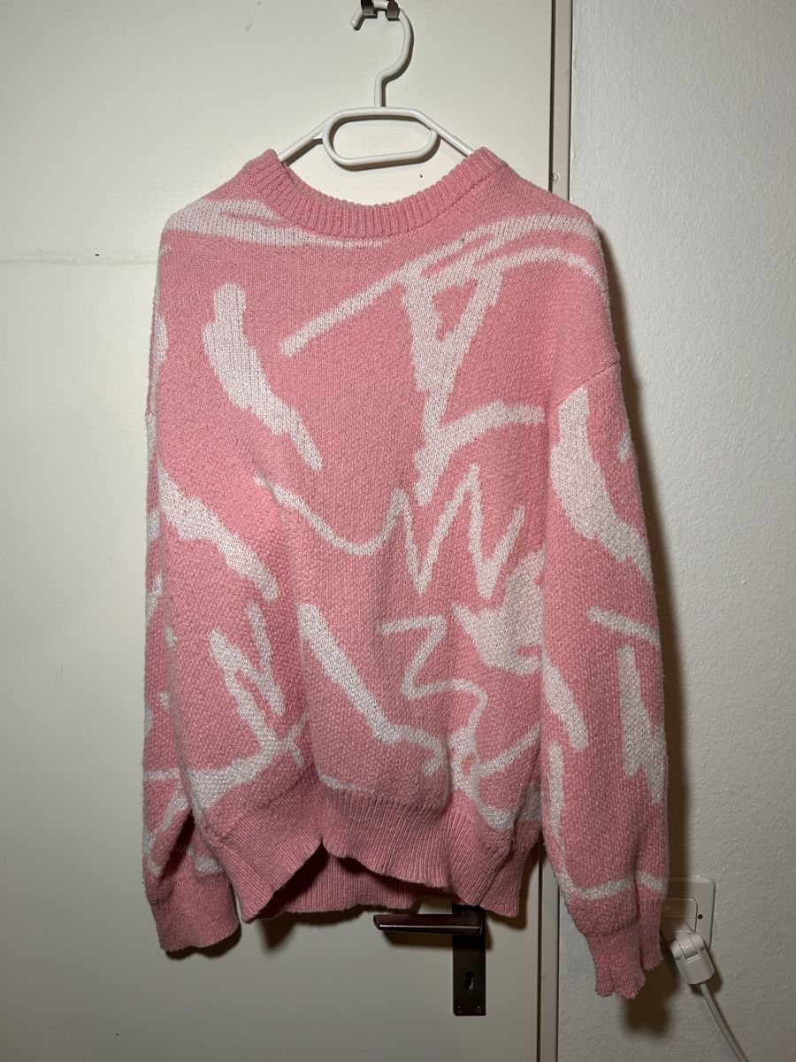 Pullover & Sweatshirts: Herren Pullover rosa weiss gemustert guter Zustand – Gebraucht aus Spreitenbach von wel_cgt2