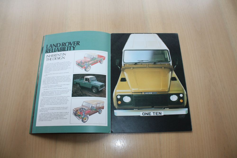 Land Rover One Ten Prospekt 1982 (Gebraucht) in Wikon für CHF 19 – mit ...