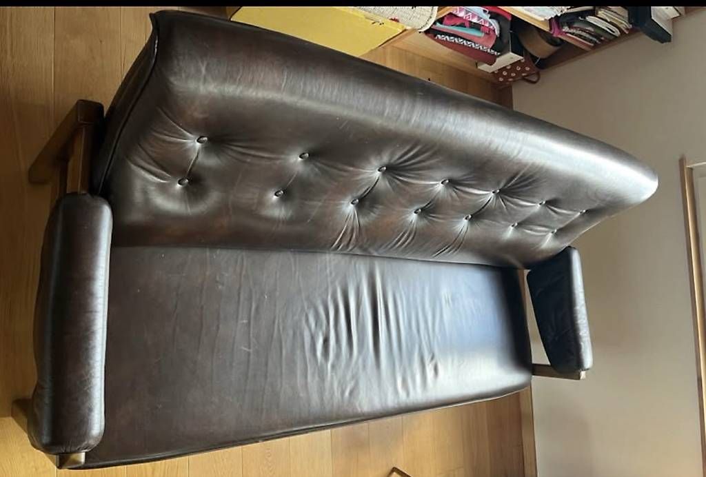 Sofas: Canapé vintage cuir – Gebraucht aus Delémont von Kiko68 1