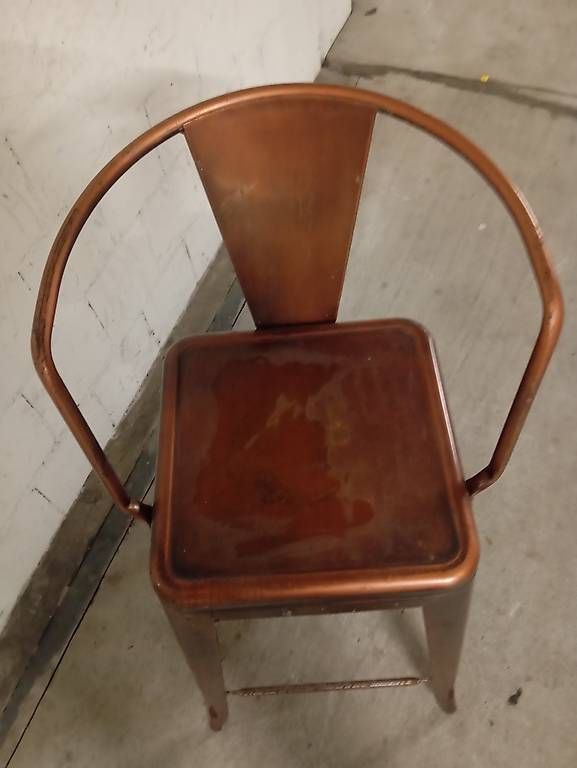 Tabourets: Barhocker Metall kupferfarben gebraucht – D'occasion à Basel par Petergunn 1