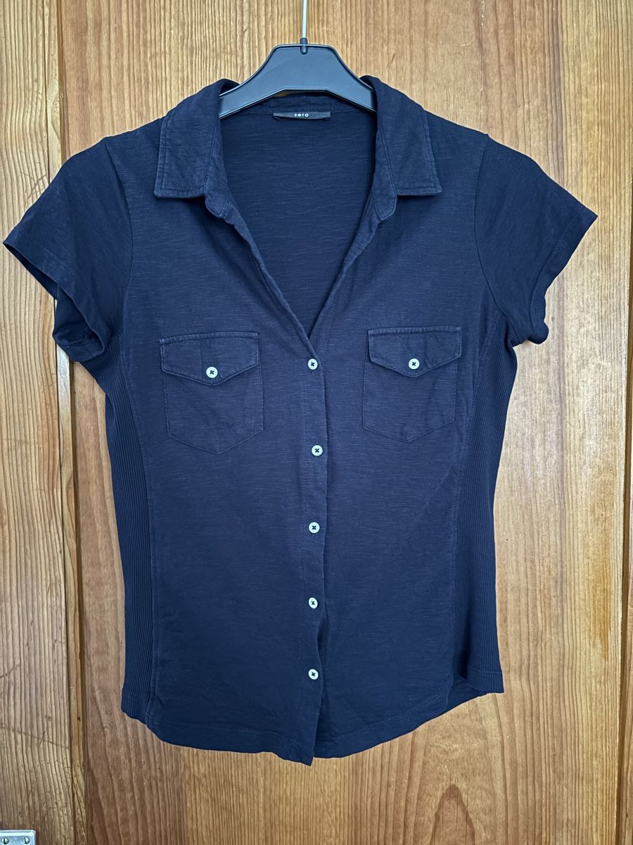 Camicette: Dunkelblaue Bluse, zero, Grösse 34, sportlich elegant – Nuovo (secondo la descrizione) da Seengen venduto da Jeanine85 1