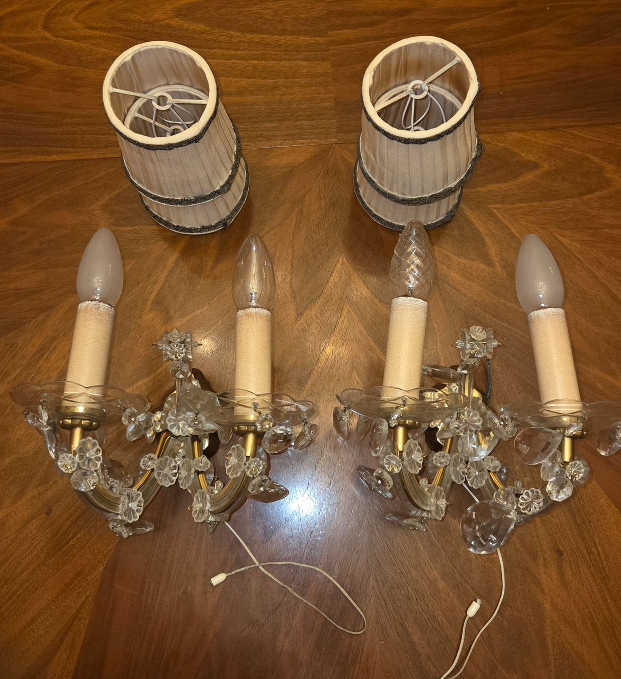 Lampade: Wunderschöne alte Kristallleuchten – Usato da Rupperswil venduto da Ruwe0 4
