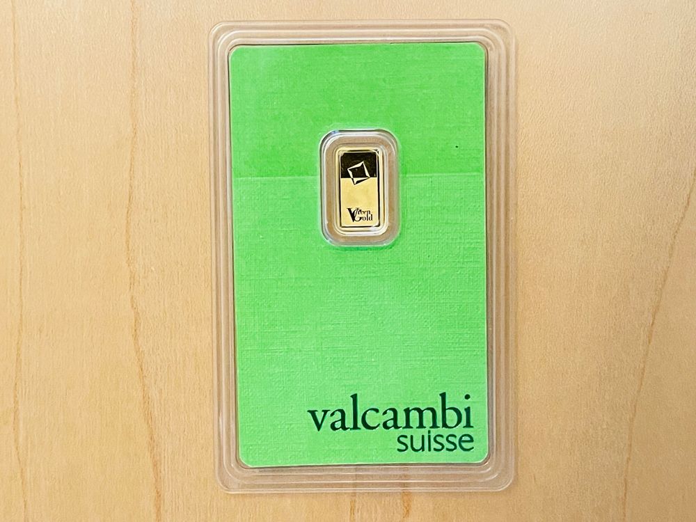 1oz Goldbarren Valcambi - 1 Unzen Feingoldbarren: E Produktbild-Vorschau 5