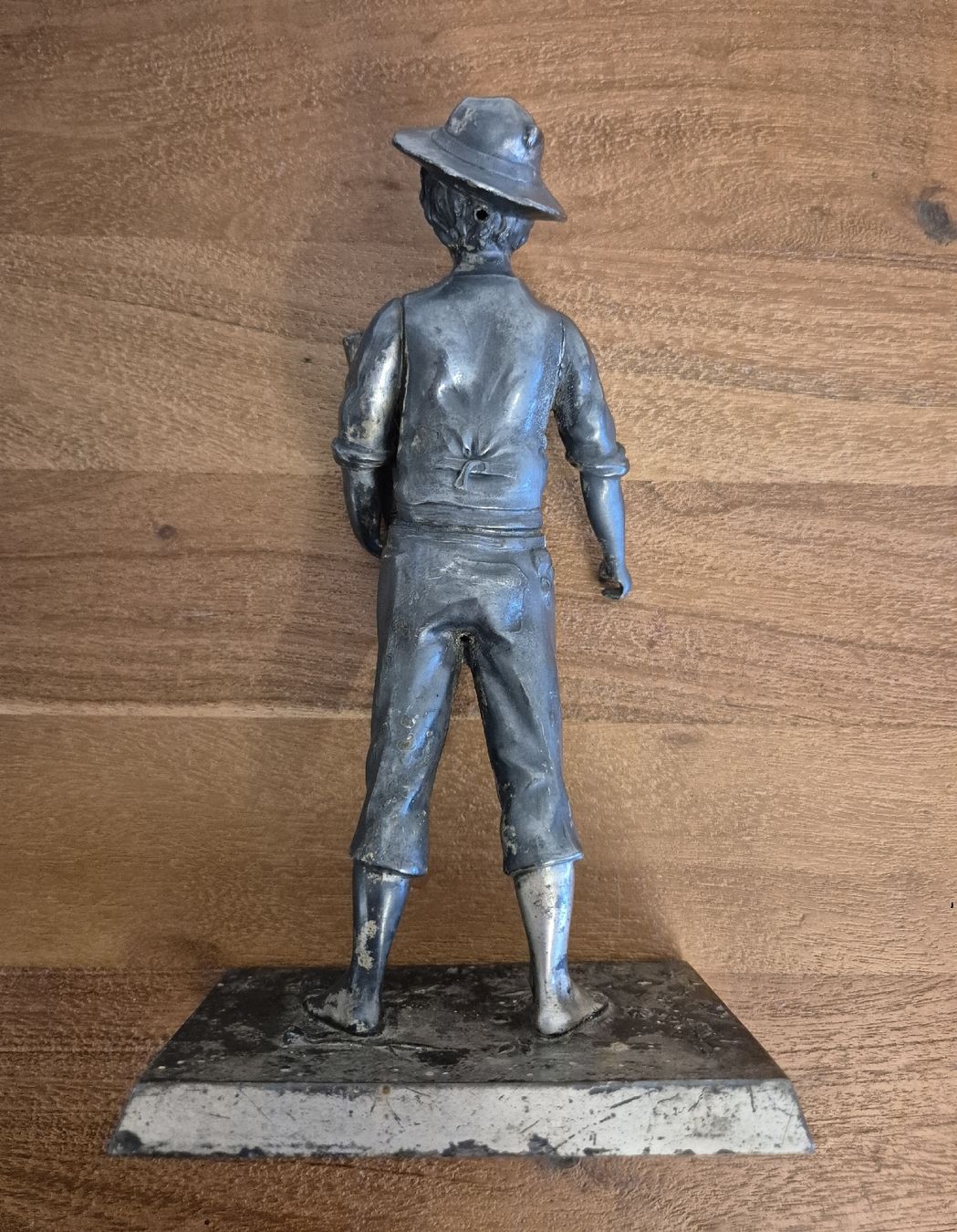 Statuette: Metallfigur Junge mit Pfeife im Jugendstil – Usato da Zürich venduto da Dalema13 3
