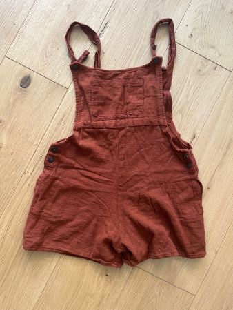 Kaya Dungarees / Jumpsuit rostrot Baumwolle M L Ethno
