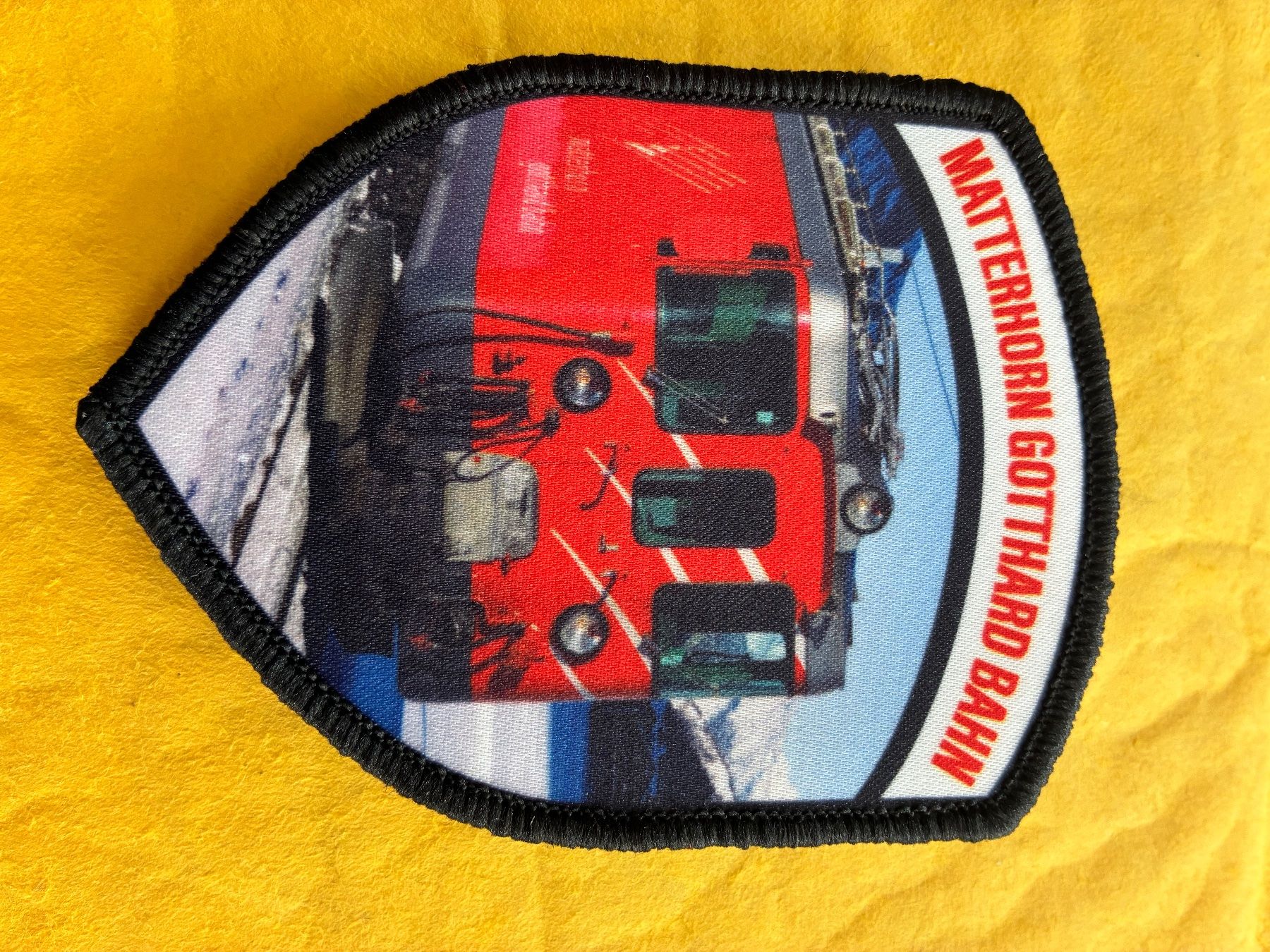 Swiss Placchette & Badge: Klett Matterhorn Gotthard Bahn – Usato da Oberiberg venduto da reimet