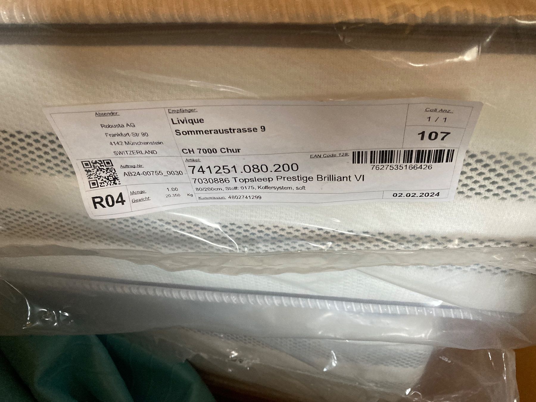Materassi: Matratze 80 x 200 – Nuovo e nell'imballaggio originale da Malans GR venduto da ada_v2cf 1