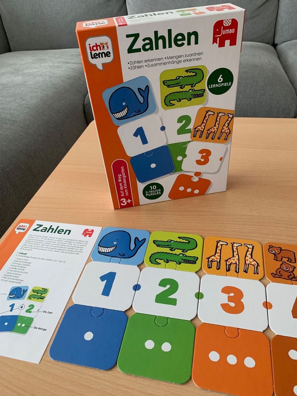 Spiele: Jumbo Zahlen Lernspiel 3+ – Gebraucht aus Birmensdorf ZH von