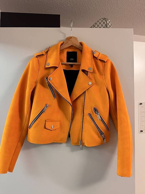 Giacche:  orange Suede Kunstlederjacke Gr. 36 – Nuovo e nell'imballaggio originale da Affoltern am Albis venduto da ale_gg7h