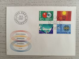 1967 FDC Werbemarken