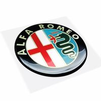 Alfa Romeo Aufkleber 3D Sticker 12mm 2er Set (Art. 21845)