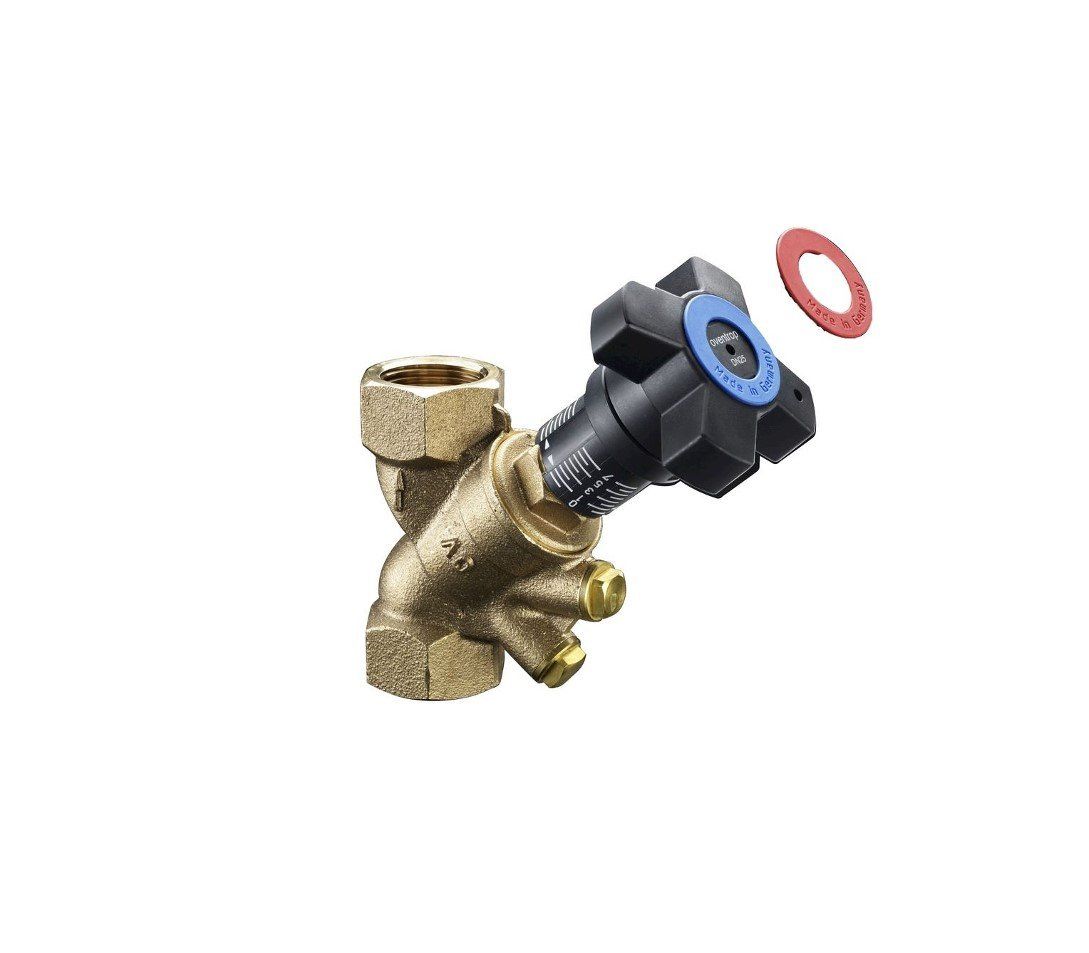 Armaturen: Strangregulierventil Overtrop, mit Blindstopfen 1 1/2" PN16 – Neu und originalverpackt aus Bilten von ELYSATOR