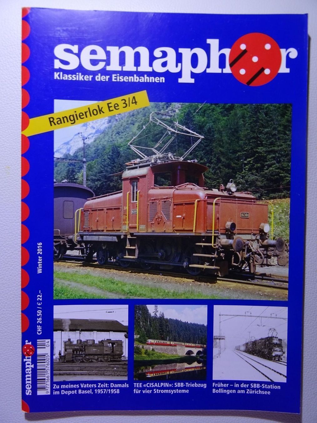 Riviste & Magazine: Semaphor Nr. 51 Winter 2016 – Nuovo (secondo la descrizione) da Teufen AR venduto da Brandan2171