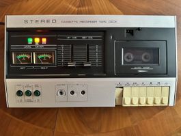 Gracia NR-54D1 Stereo-Kassettendeck 70er, Holzgehäuse