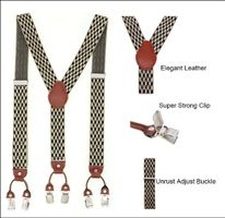 Hosenträger, Y-Form mit 6 Clips
