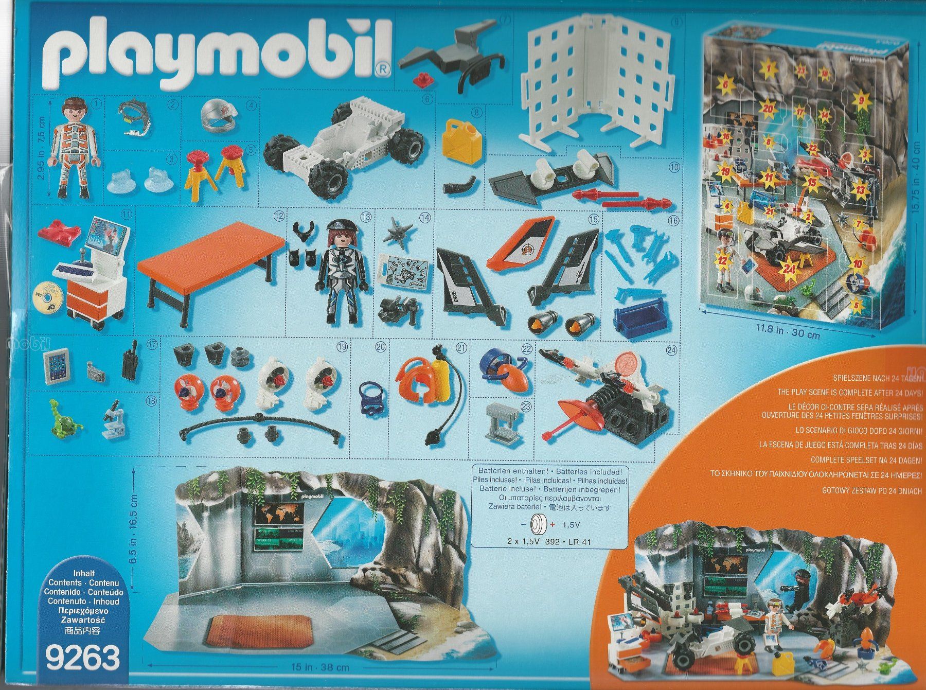 Playmobil Giocattoli: PLAYMOBIL 9263 TOP AGENTS ADVENT CALENDAR new – Nuovo e nell'imballaggio originale da Vezia venduto da Aquarius_Age 1
