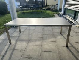 Esstisch Metall-Keramik anthrazit 200x90