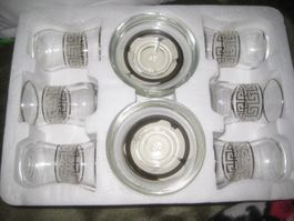 GLÄSER  SET  KRISTAL