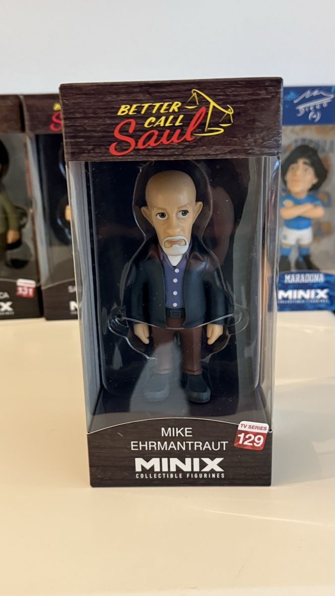 Statuette: Better Call Saul Mike Ehrmantraut Minix Figur NEU – Nuovo e nell'imballaggio originale da Basel venduto da Zomeg 1