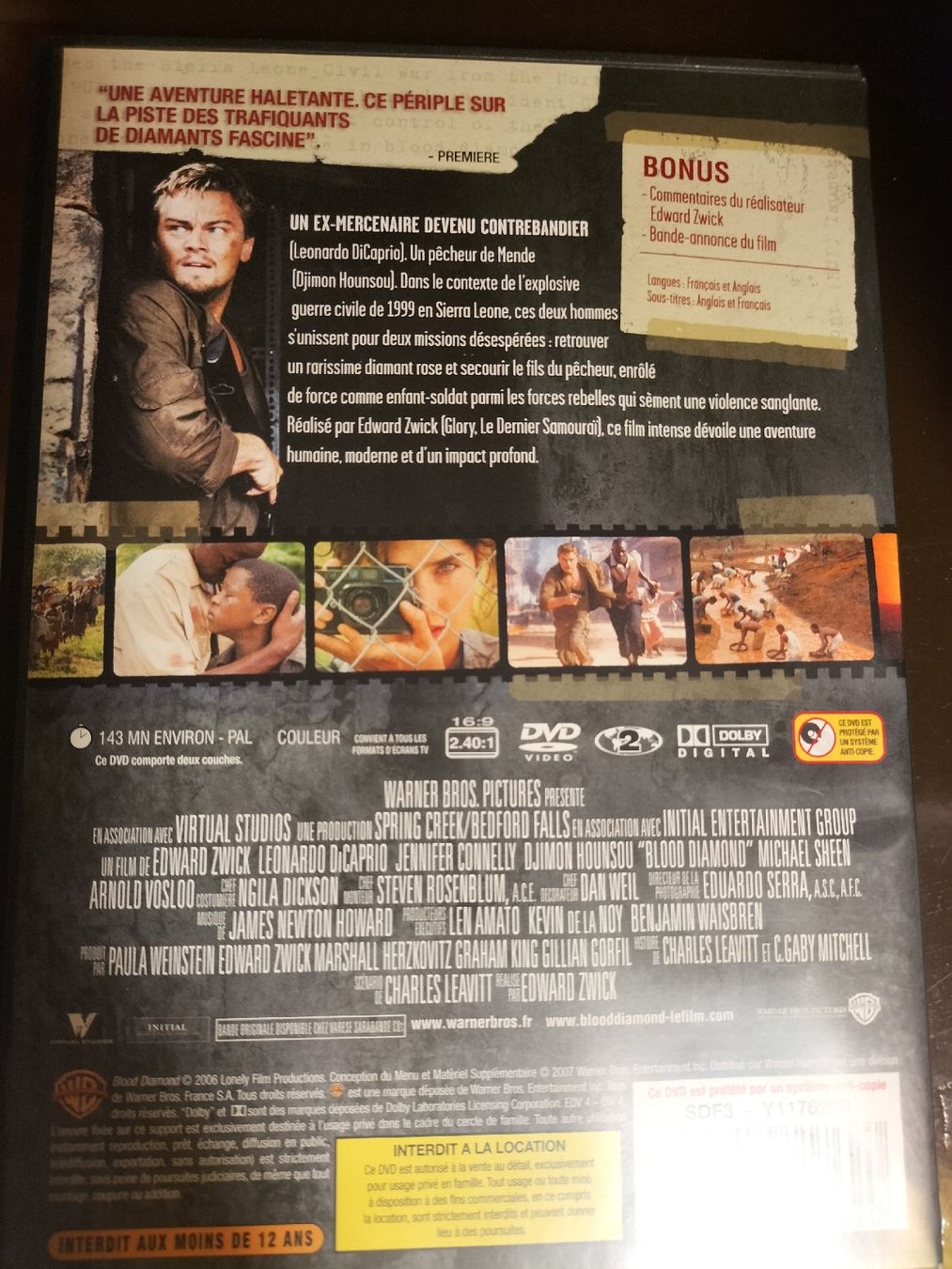 Tutti i DVDs: Dvd Blood diamond – Nuovo (secondo la descrizione) da Penthalaz venduto da fed_5ypc 1