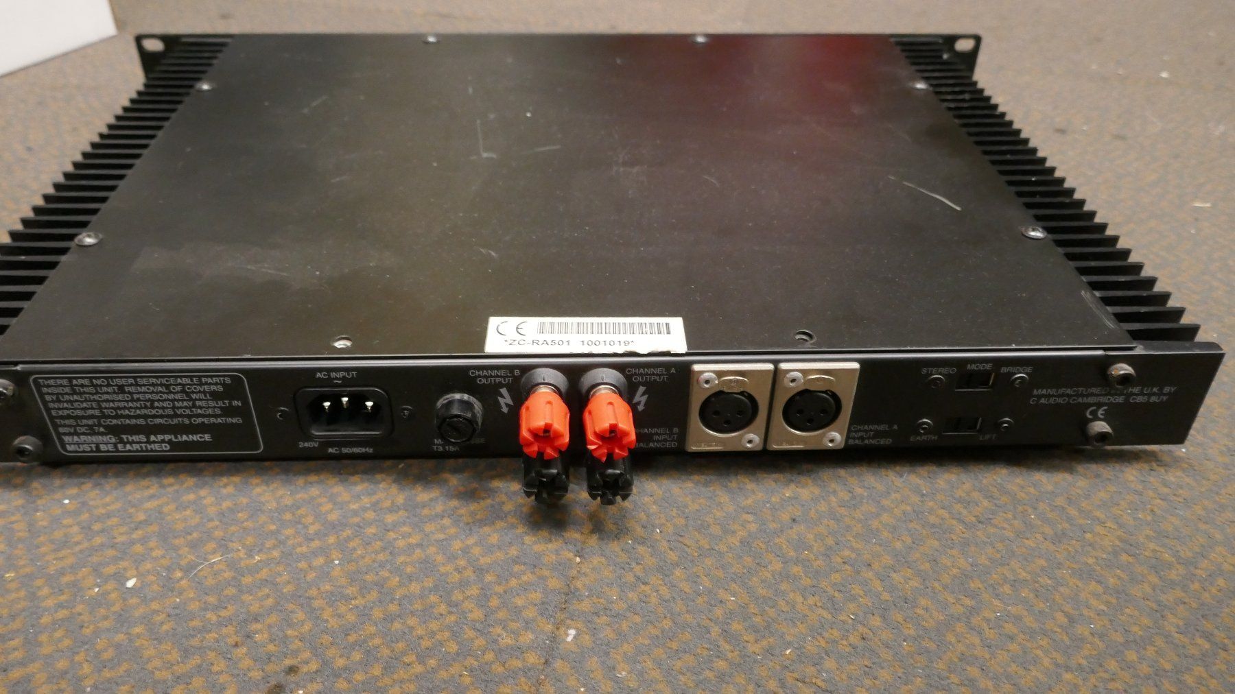 Amplificatori: C-Audio RA-501 Endstufe passiv – Usato da Wenslingen venduto da FairlightCMI 3
