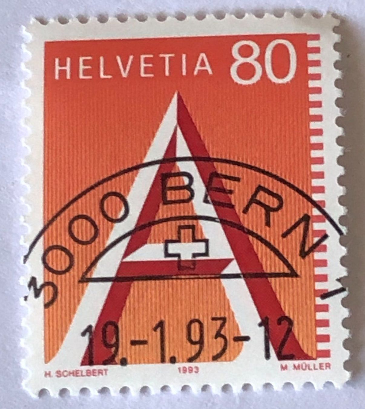 Alle Briefmarken: Nr.838 mit ET Stempel Bern – Gebraucht aus Aarau von Billa007