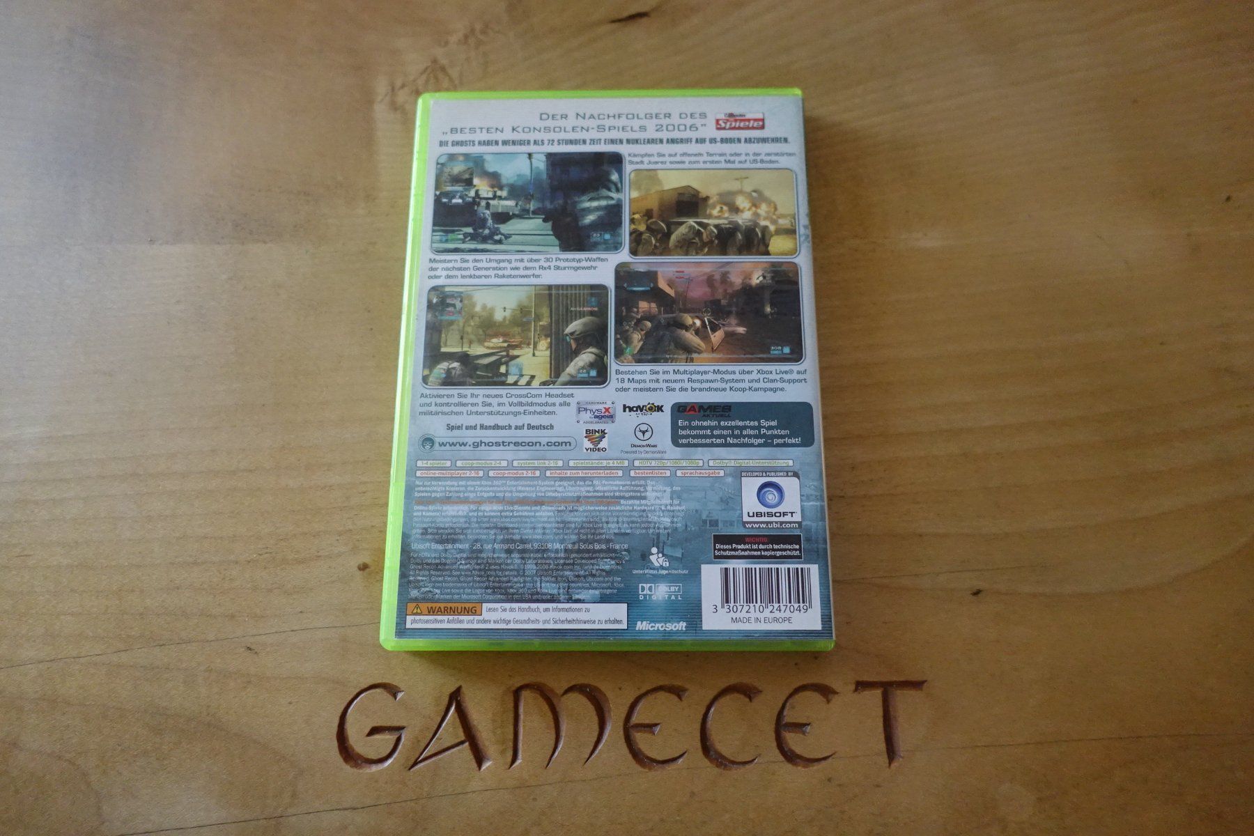 Microsoft Giochi: Tom Clancy's Ghost Recon Advanced Warfighter 2 – Usato da Steinach venduto da Gamecet 2