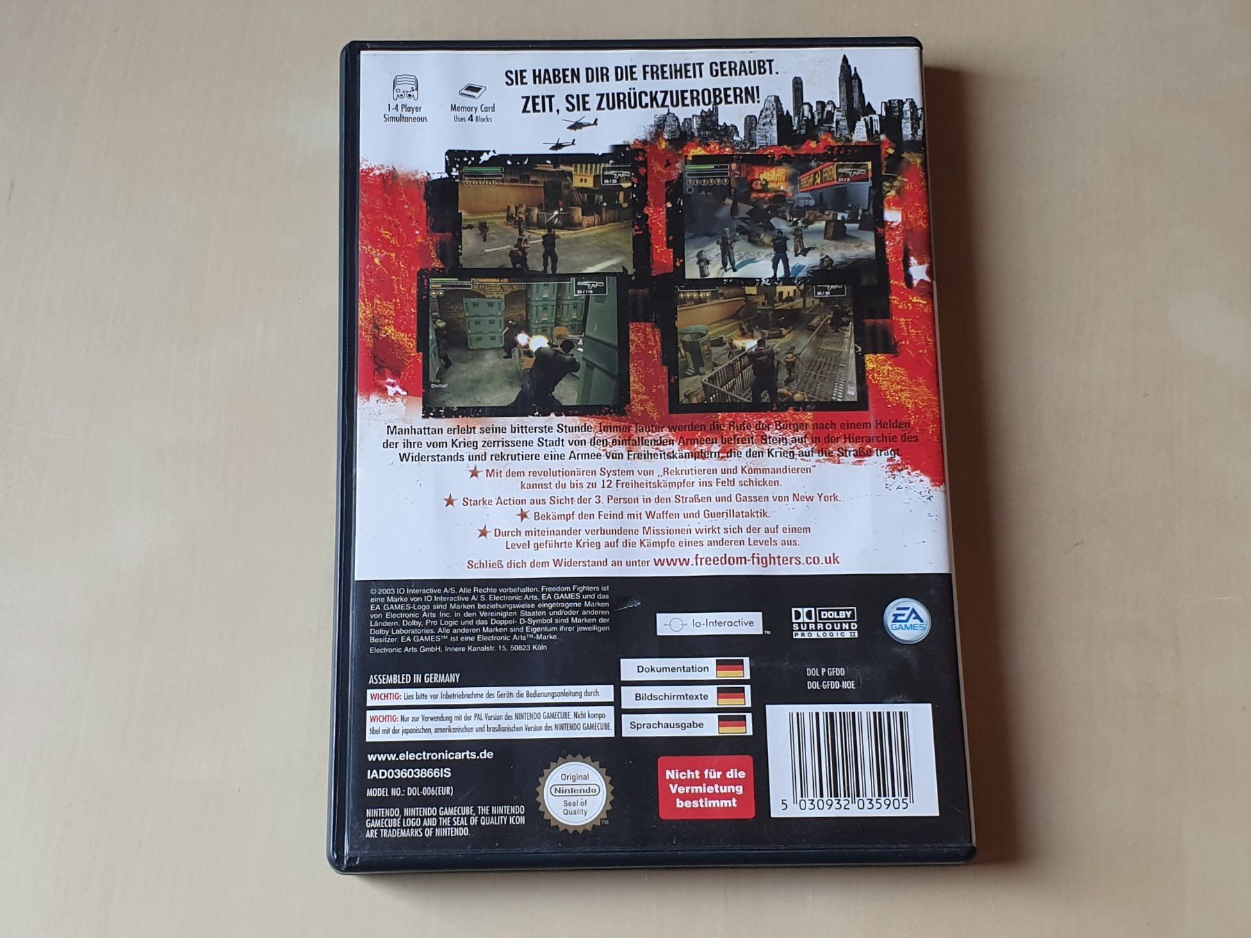 Nintendo Spiele: Freedom Fighters – Gebraucht aus Stansstad von collectorsshop 1