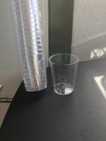 50 Degustationsbecher mit Eichstrich 0.02 und 0.04 klar